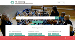 Desktop Screenshot of nb-ecec.org
